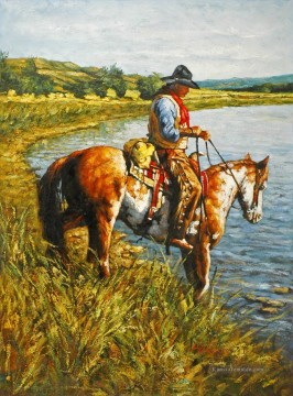  cowboy - auf der Hayfield Bank Cowboy